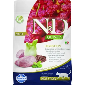 N&D Quinoa CAT Digestion Lamb & Fennel 300g Sezónní Sleva