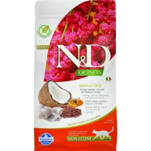 N&D Quinoa CAT Skin & Coat Herring & Coconut 1,5kg Cenový Hit