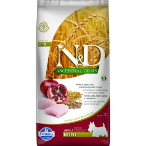 Výhodná Nabídka N&D LG DOG Adult Mini Chicken & Pomegranate 7kg