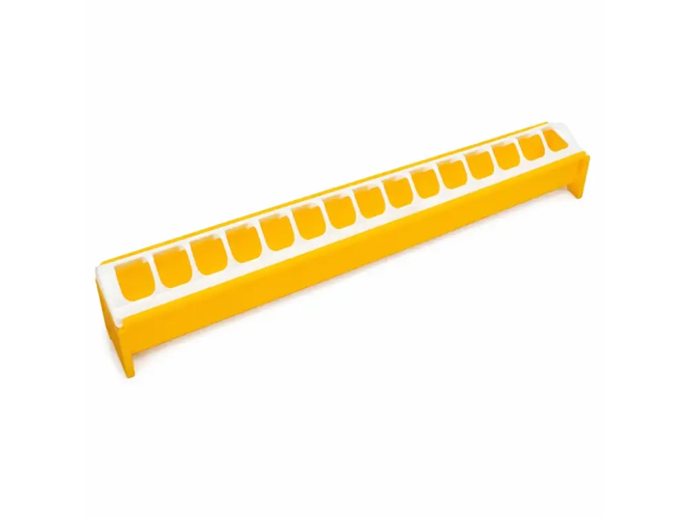 Krmítko žlabové plastové s mřížkou zasouvací 50 cm Poslední Šance