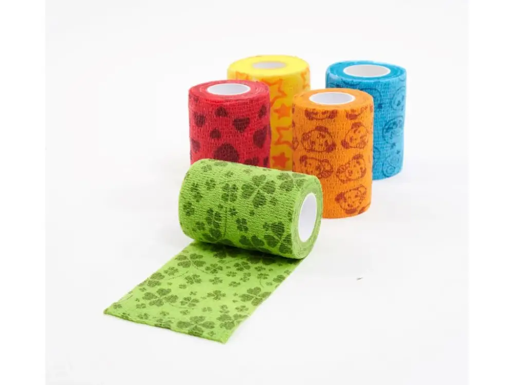 Ověřený Obinadlo elast. Fun-Flex Care 7,5cmx4,5m Mix barev10ks