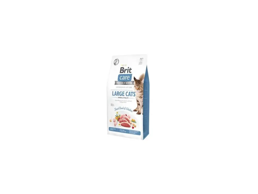 Levný Brit Care Cat GF Large cats Power&Vitality 7kg