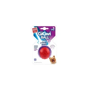 Cenový Hit Hračka pes GiGwi Ball míček S červeno/purpurový
