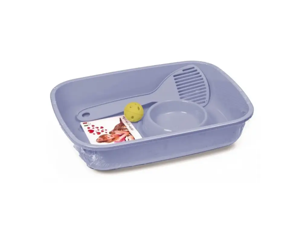 Časově Omezené Sada WC s doplňky, šedomodrá