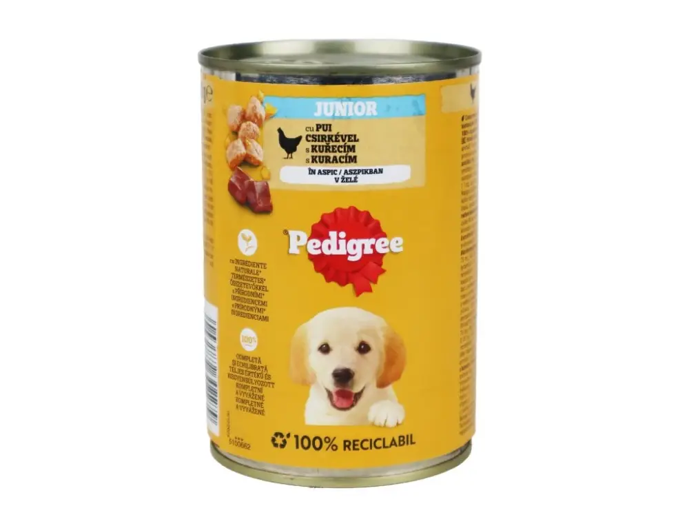 Pedigree konz. Can Junior kuřecí v želé 400g Odeslání Ihned