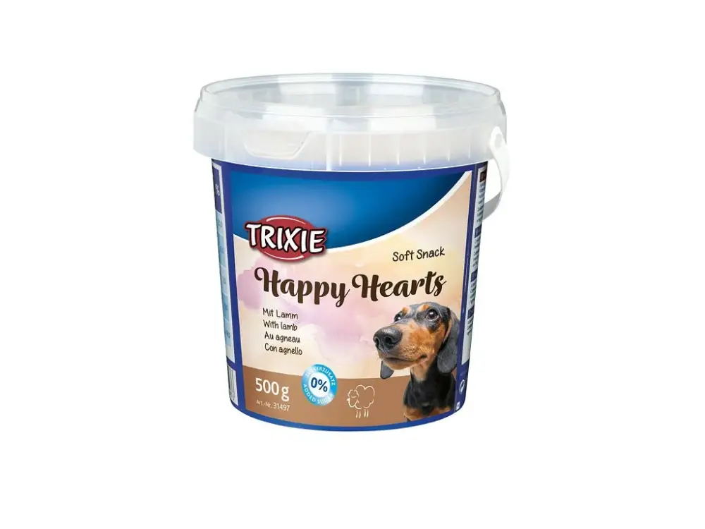 Pochoutka Soft Snack HAPPY HEARTS pro psy 500g TR Expresní Doručení