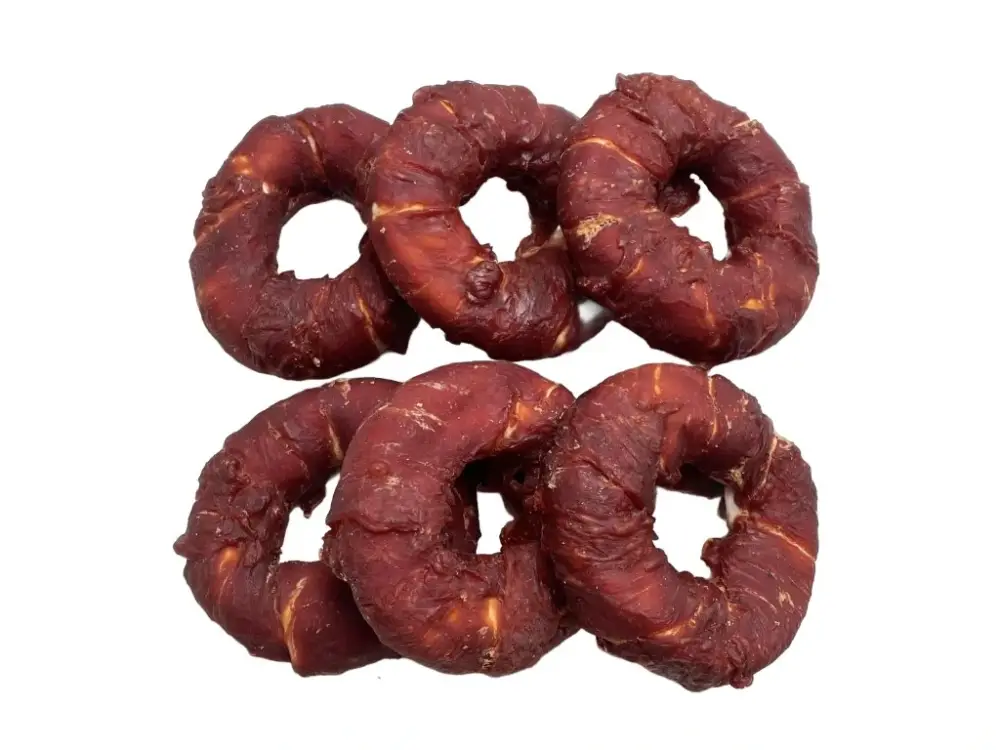 Pochoutka Donut s kachním masem 12,5cm/6ks Nízká Cena
