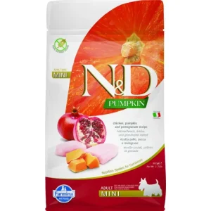 Must-Have N&D Pumpkin DOG Adult Mini Chicken&Pomegranate 800g