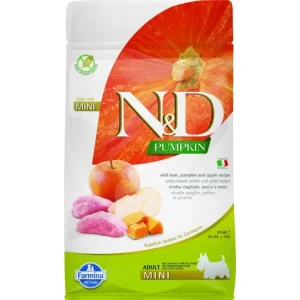 N&D Pumpkin DOG Adult Mini Boar & Apple 800g Oblíbený