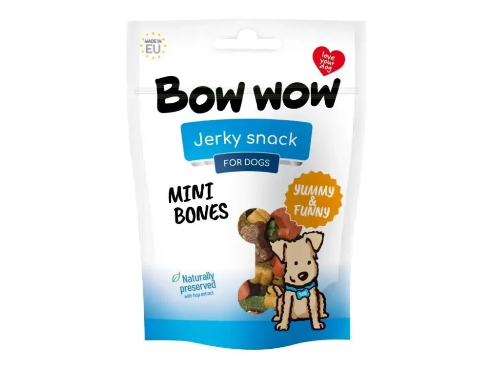 Akční Cena Bow wow poch. Mini kostičky 80g
