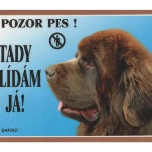 Cedulka Dafiko NOVOFUNDLANSKÝ PES hnědý Koupit Online