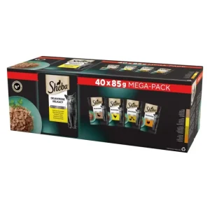 Sheba kapsa Delikatesse drůbeží výběr 40x85g Akce