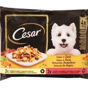 Koupit Online Cesar Selection kapsa výběr v želé 4x100g