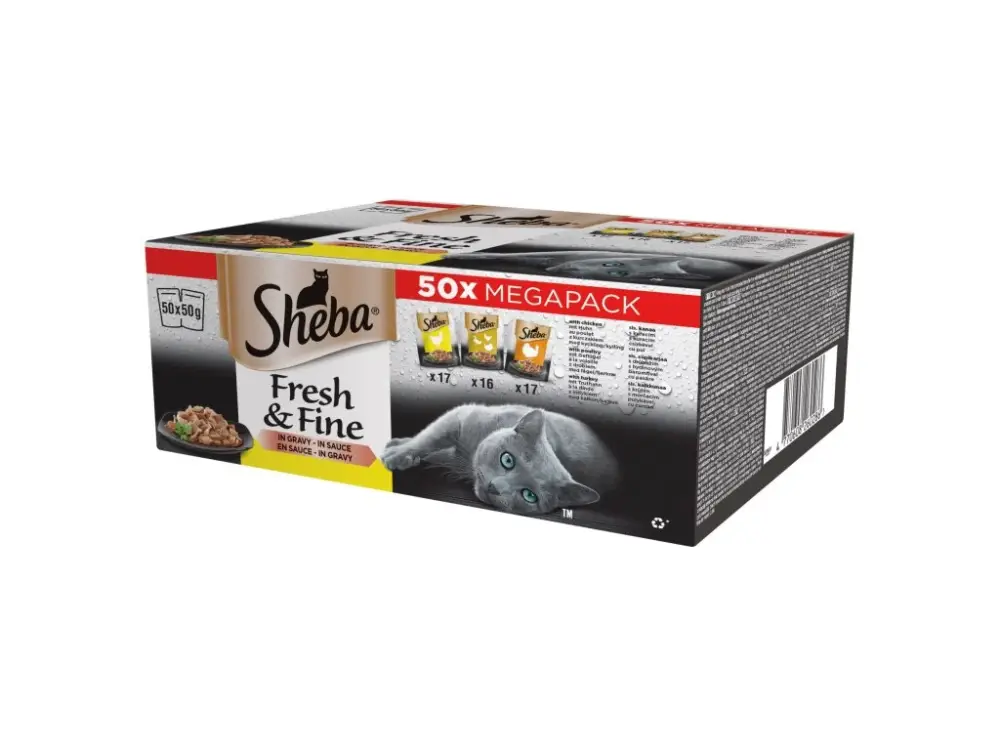 Kup Teď Sheba kapsa Fresh&Fine drůbeží výběr 50x50g