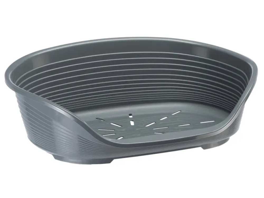 Výprodej Pelech plast SIESTA DLX 8 tm.šedý 82x59,5x25cm FP