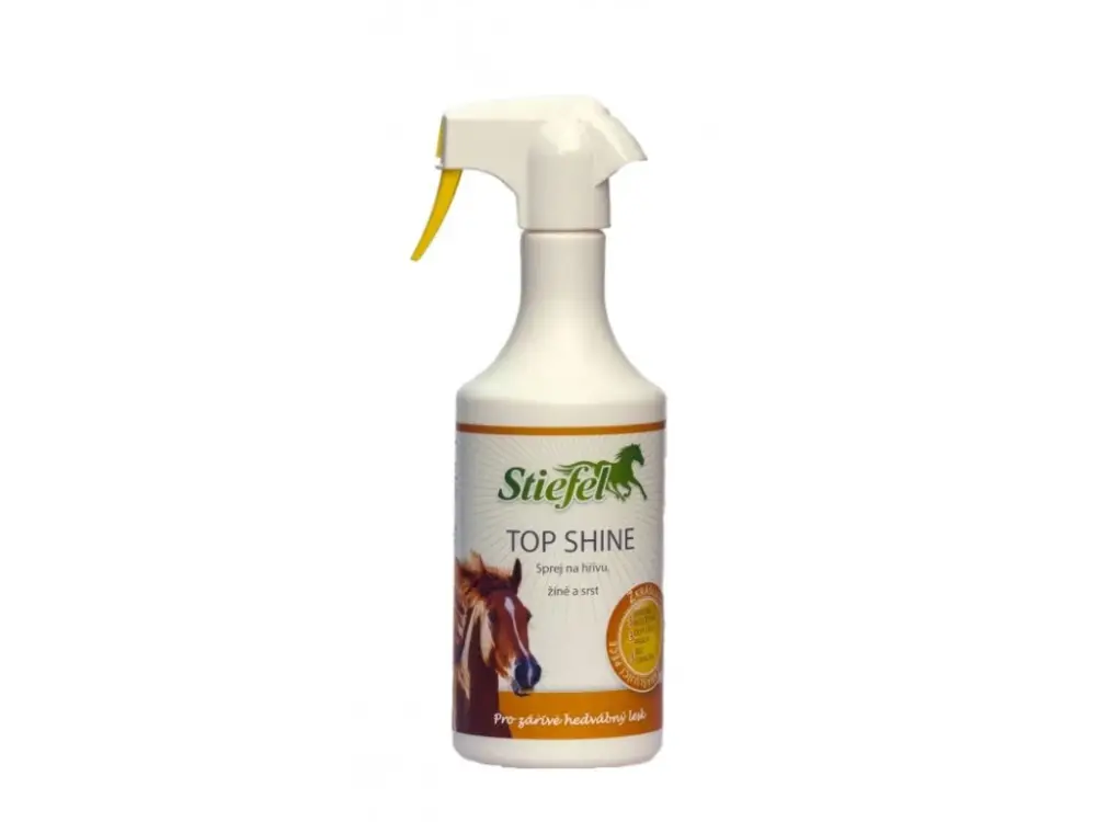 Expresní Doručení Stiefel Top shine lesk a rozčesávač pro srst, hřívu a ocas koní 750ml