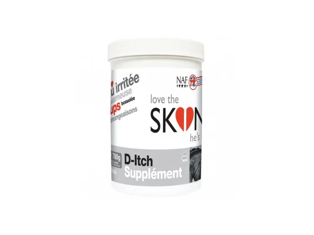 Autentický D-Itch Supplement krmný doplněk proti podrážděné pokožce 780g
