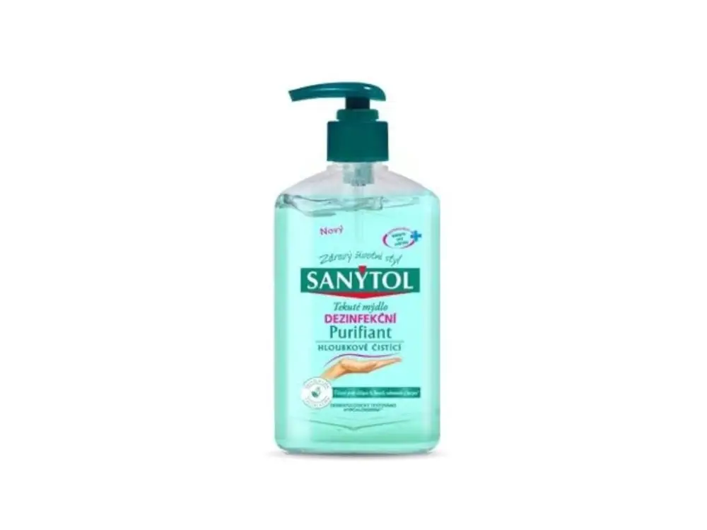 Časově Omezené SANYTOL mýdlo dezinfekční Purifiant 500ml