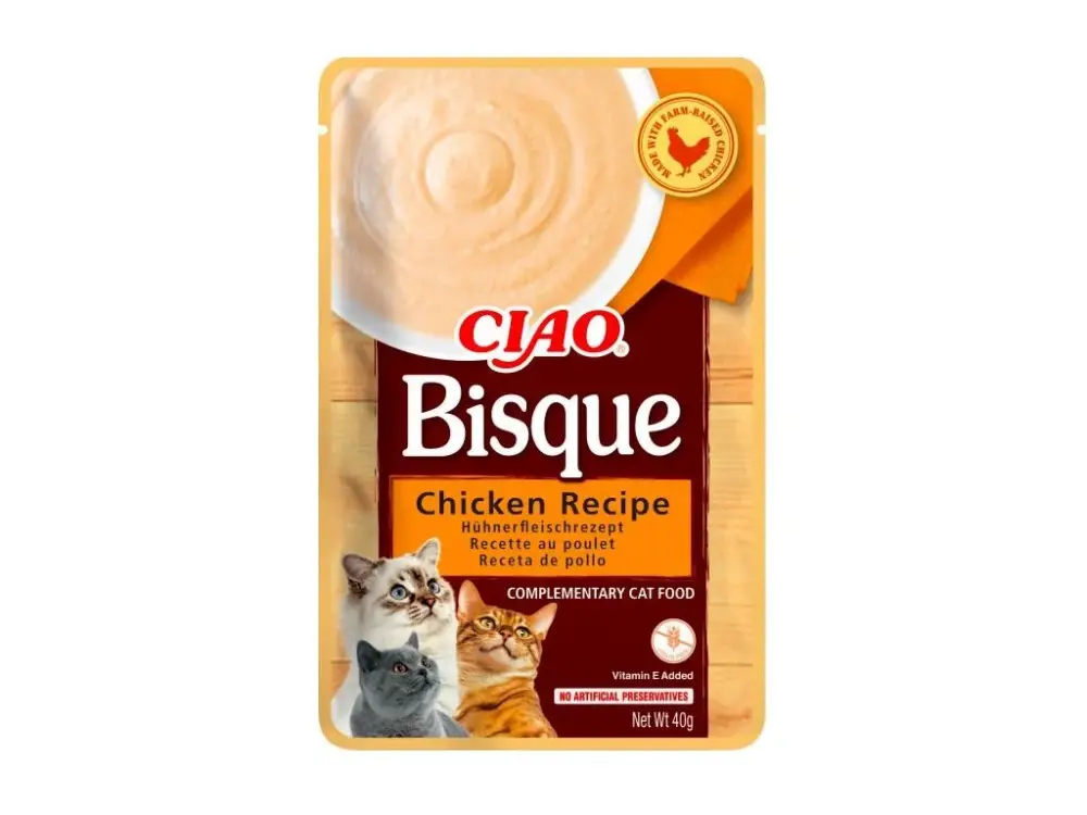 Churu Cat Bisque Chicken Recipe 40g Vysoce Kvalitní