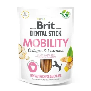 Tovární Cena Brit Dog Dental Stick Mobility Curcuma&Collagen 7ks
