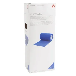 Obinadlo elast. Vet-Flex 7,5cm x 4,5m modr Kruuse 10ks Must-Have