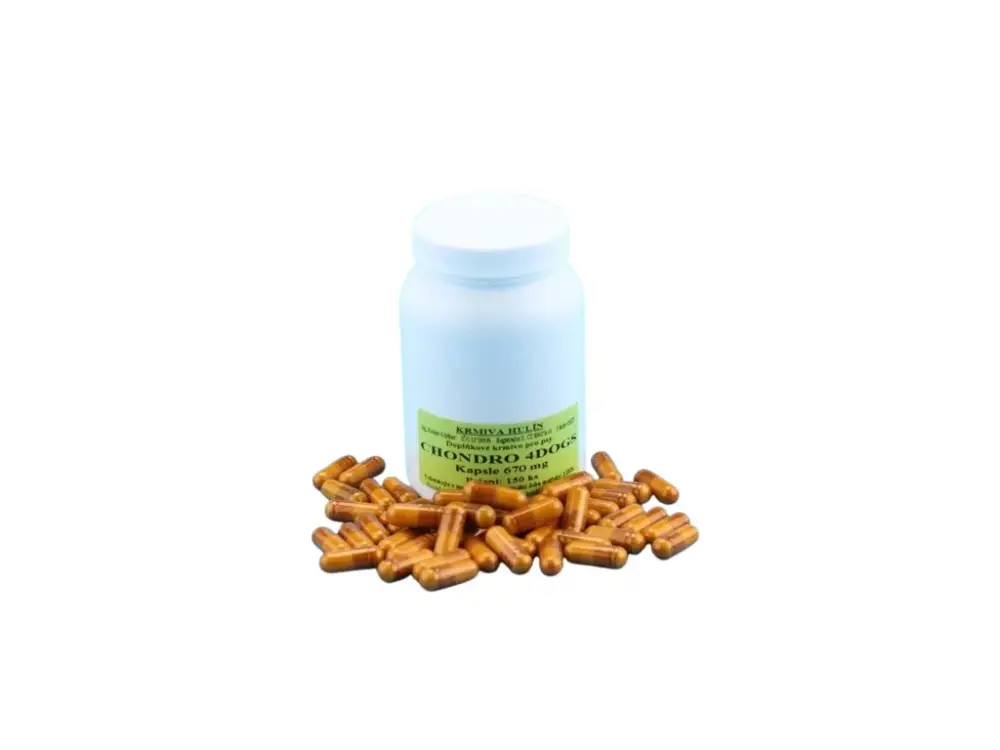 Chondro 4DOGS PLUS kloubní výživa pro psy Kapsle 670 mg 150 ks Sezónní Sleva