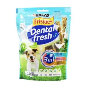 Odeslání Ihned Friskies pochoutka pes DentalFresh 3v1 S/110g