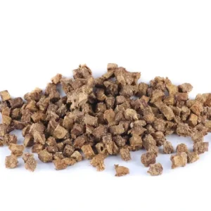 Autentický Krmiva Hulín Kuřecí kostky sušené maso pro psy cca 10 mm 250 g