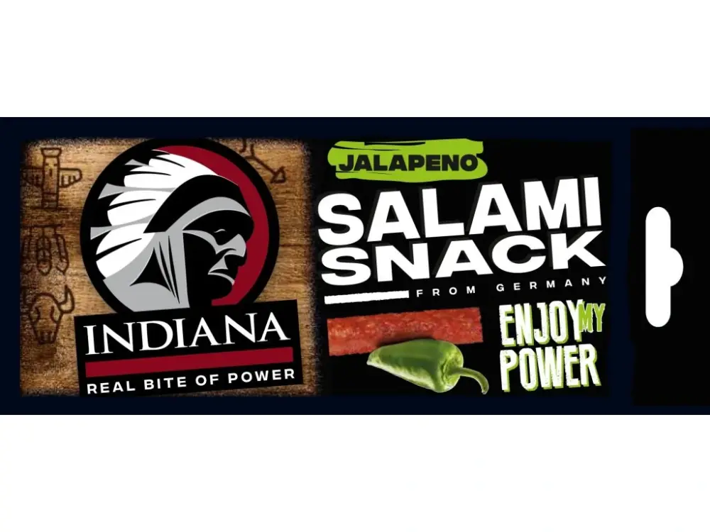 INDIANA Salami Snack Jalapeno 18g Oblíbený