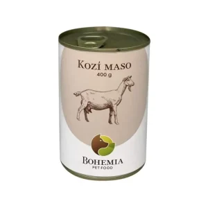 Zlevněný BOHEMIA MASO Kozí ve vlastní šťávě 400g