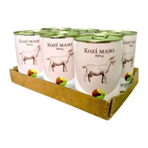 BOHEMIA MASO Kozí ve vlastní šťávě SIX PACK 6x400g Levný