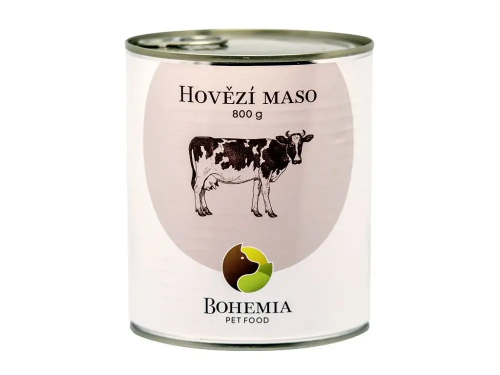 Poslední Šance BOHEMIA MASO Hovězí ve vlastní šťávě 800g