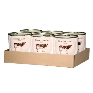 BOHEMIA MASO Hovězí ve vlastní šťávě SIX PACK 6x800g Tovární Cena