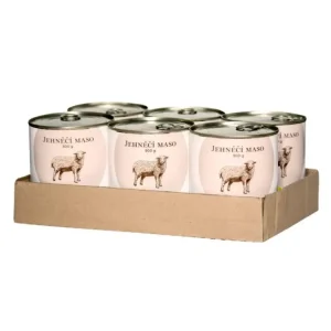 BOHEMIA MASO Jehněčí ve vlastní šťávě SIX PACK 6x800g Cenový Hit