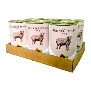 BOHEMIA MASO Jehněčí ve vlastní šťávě SIX PACK 6x400g Vysoce Kvalitní