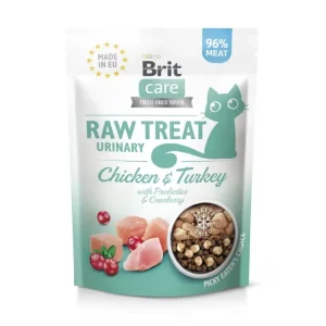 Výprodej Brit Raw Treat Cat Urinary, Chicken&Turkey 40g