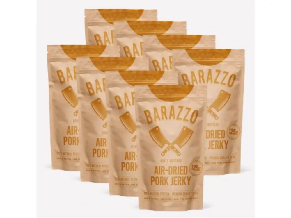 Vysoce Kvalitní Barazzo Jerky Pork Honey Mustard 8x125g