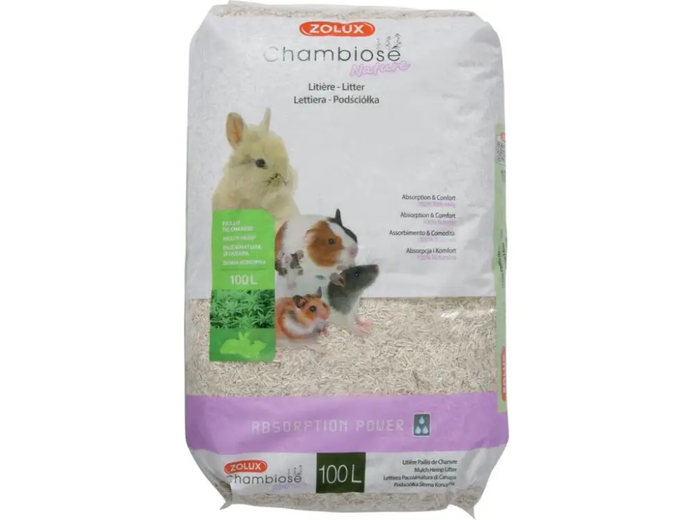 Podestýlka Chambiose Nature konopná 100l Zolux Vrácení Zdarma