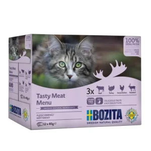 Bozita Cat kousky masa v omáčce, kapsička 85 g (12 pack) Nová Kolekce