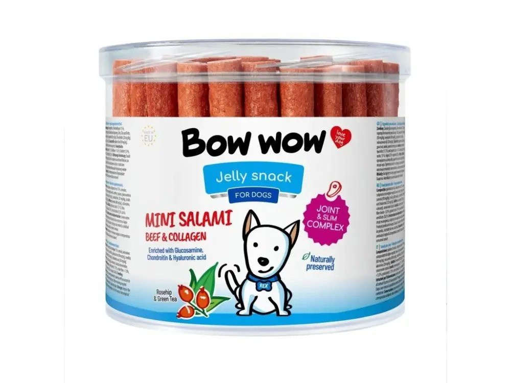 Bow wow poch. Mini uherské salámky s kolagenem 60ks Cenová Bomba