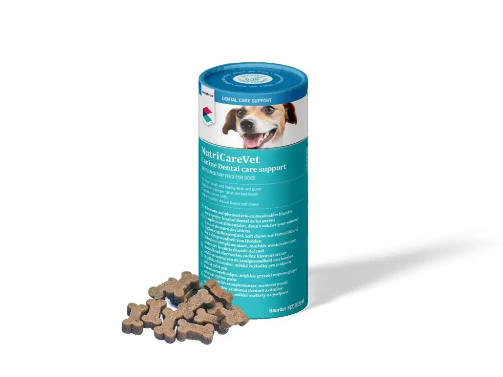 NutriCareVet Dental supp. Canine CHEW 60tbl CVET Must-Have