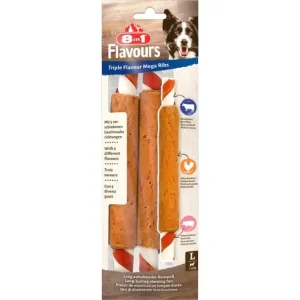 Pochoutka 8in1 Flavours Triple Flavour Mega Ribs 140g Cenově Výhodný