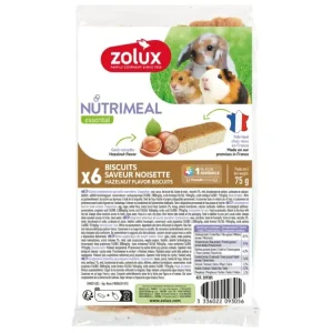 Pochoutka NUTRIMEAL Cookies hlodavci oříšky 6ks Zolux Aktuální