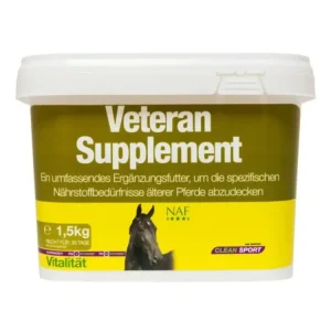Veteran supplement MSM s probiotiky pro starší koně 1,5 kg Hit Sezóny