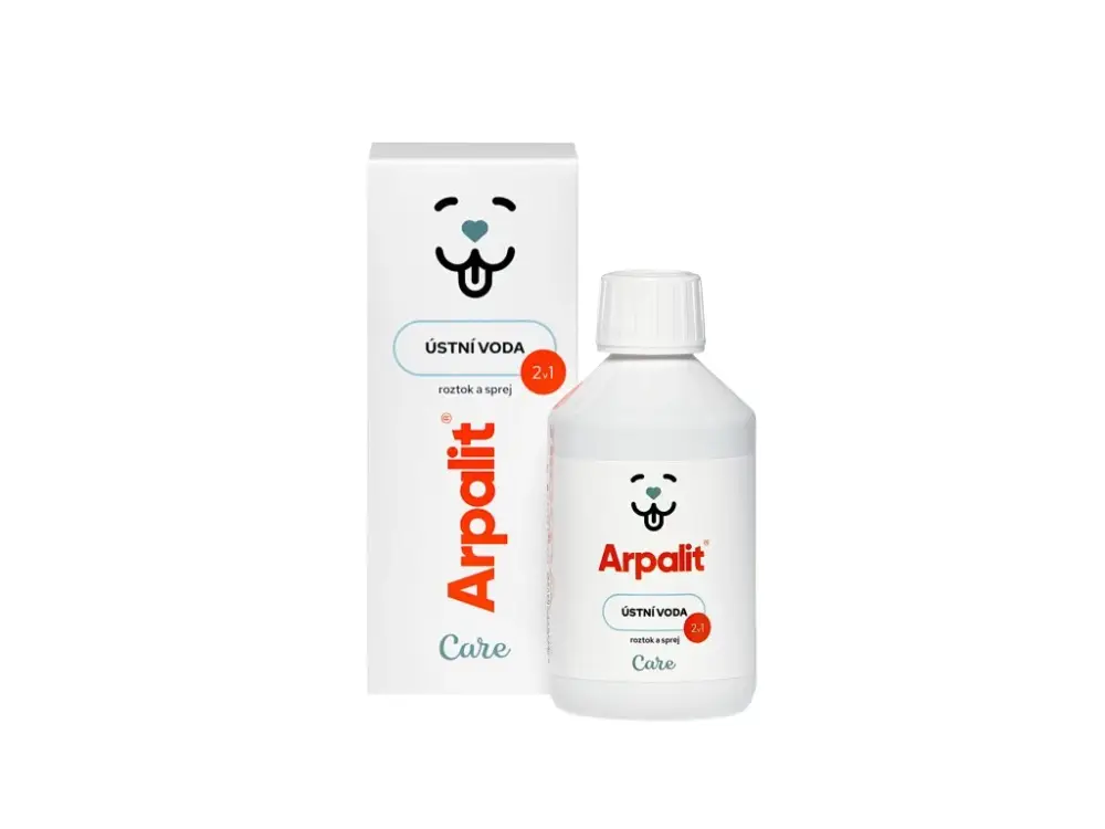 Arpalit Care ústní voda 2v1, roztok a sprej 250ml Originální