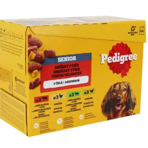 Pedigree kapsa Senior mas.výběr v želé 12x100g Horká Nabídka