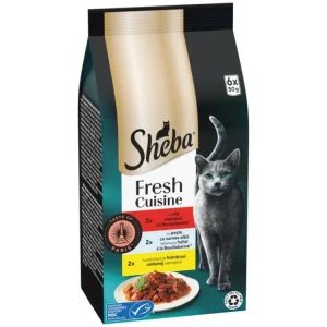 Cenový Hit Sheba kapsa Fresh Cuisine - Taste of Paris 6x50g