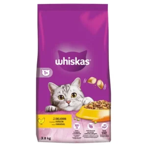 Whiskas Dry s kuřecím masem 3,8kg Super Cena