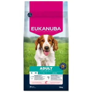 Cenová Bomba Eukanuba Dog Adult Small&Medium rich in Sal&Barley12kg