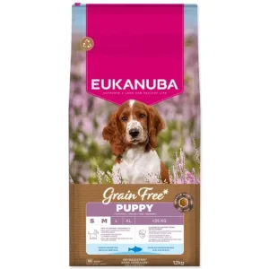 Top Prodej Eukanuba Dog GF Puppy Small&Medium rich in Oc.Fish12kg